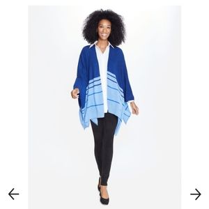 J McLaughlin Cashmere Julia Pancho scarf wrap NIB